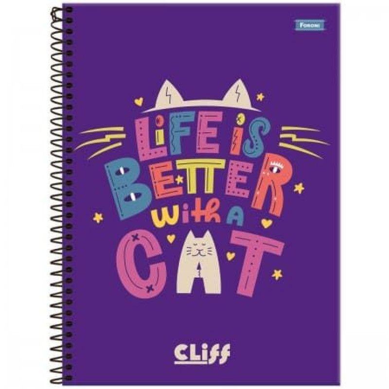 CADERNO C.D. 1X1 CLIFF FEM